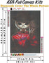 Bysincy 5D Full Drill Diamond Painting Kit, Jack Halloween Skull 12x16 Inch, DIY Diamond Painting by Number Kits Cross Stitch Rhinestone Embroider...