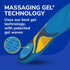 Dr. Scholl’s Energizing Comfort Men’s Everyday Insoles with Massaging Gel - Clinically Proven, All-Day Energy and Comfort Inserts with Patented Tr...