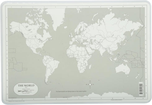 Painless Learning World Map Placemat...