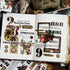 Scrapbook Vintage Stickers, Washi Stickers 500 Pcs Mini Scrapbook Supplies, Junk Journaling Stickers Material Book kit, Aesthetic Decoupage Sticke...