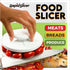 Bagel Slicer & Multi-Use Food Cutter | Ideal for Tomatoes, Strawberries, Grapes, Meat, Chicken, Eggs, & Vegetables with Non-Slip Holder for Stable...