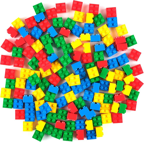 Strictly Briks Classic Bricks Starter Kit, Blue, Green, Red, and Yellow, 144 Pieces, 2x2 Inches, Building Creative Play Set for Ages 3 and Up, 100...