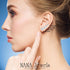 NANA Jewels Asscher Cut 14K Solid Gold Posts & Sterling Silver Simulated Diamond Stud Earrings 0.75 to 4.00ctw CZ...