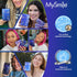 MySmile Advanced Teeth Whitening Strips - Non-Sensitive Formulated 5X Plus Whitening Results, Safe for Enamel - 10 Whitening Strips Dental Stain R...