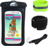 Waterproof Phone Holder Armband Case - for Swimming Running Walking with Headphone Jack. Fits All Standard Size Phones up to 15cm- iPhone, Samsung...