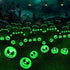 Outdoor Halloween Decorations Solar Grimace Pathway Lights,2PACK 12LED Scary Nightmare Swaying Firefly Lights Waterproof Solar Halloween Lights fo...