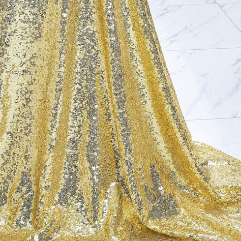 Hahuho 50 inch Round Sequin Tablecloth Gold, Glitter Tablecloth for Bridal Shower Decorations, Birthday, Wedding, Dessert, Banquet?50 inch Round, ...