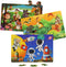 Wooden Puzzles Toys for Kids Ages 4-6, Set of 3 Packs with 60-Piece Wood Jigsaw Puzzles, Dinosaur, Animal and Space Theme. Ideal Gifts for Boys an...