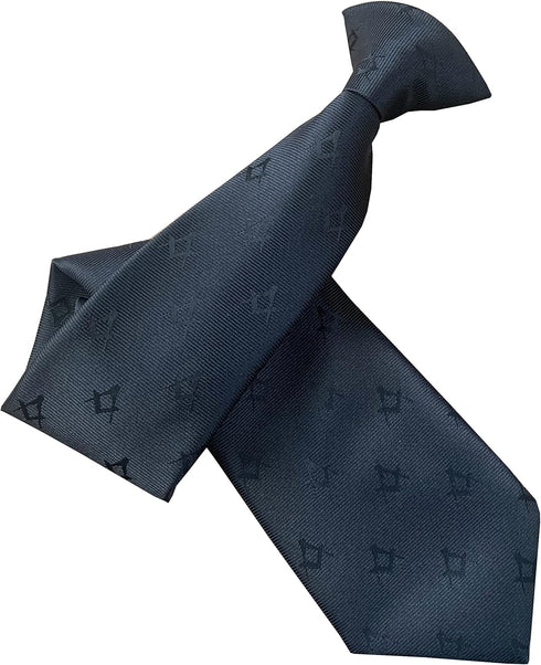 Freemasons Masonic Black Clip On Tie...
