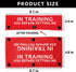 in Training Ask Before Petting Me Funny Red Dog Leash Sleeve Wrap Dog Walking Accessory - Pet Birthday Gift - Gift for Dog Owner and Lover...