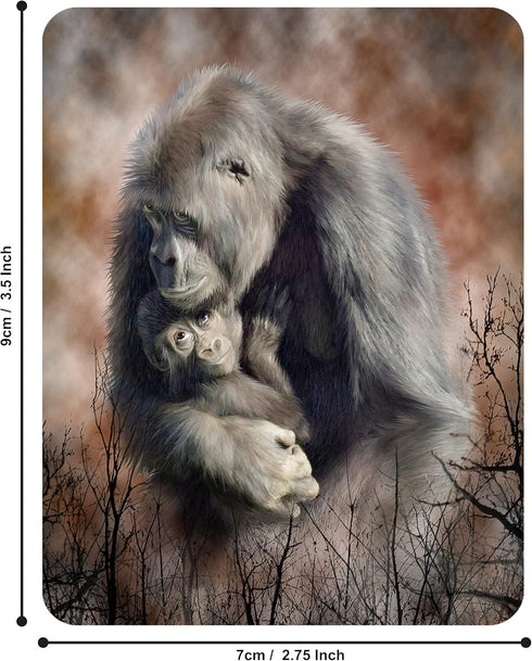 Magnet - A Love So Grand from Deluxebase. Lenticular 3D Gorilla Fridge Magnet. Magnetic Decor for Kids and Adults with Artwork Licensed from Renow...