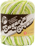 Lily Sugar 'N Cream The Original Ombre Yarn, 2oz, Gauge 4 Medium, 100% Cotton, Key Lime Pie - Machine Wash & Dry...