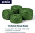 Pelzin Cat Green Sisal Rope for Scratching Post Tree Replacement 50ft - 1/4in - Green...