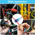 120 Pcs Quick Splice Wire Terminals, Male & Female Blue T-Tap Self-Stripping Quick Splice Connectors, Nylon Fully Insulated Quick Disconnects Kit ...