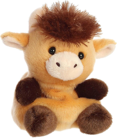 Aurora® Adorable Palm Pals™ Hubert Highland Cow™ Stuffed Animal - Pocket-Sized Play - Collectable Fun - Brown 5 Inches...