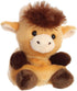 Aurora® Adorable Palm Pals™ Hubert Highland Cow™ Stuffed Animal - Pocket-Sized Play - Collectable Fun - Brown 5 Inches...