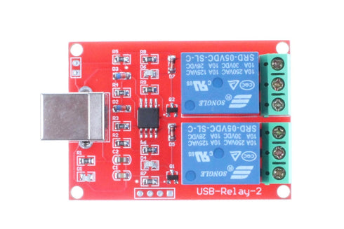 NOYITO 2-Channel 5V Computer USB Control Switch Relay Module Drive-Free Relay Module Plug and Play Suitable for PC Smart Controller......
