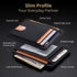 Buffway Slim Minimalist Front Pocket RFID Blocking Leather Wallets for Men and Women - Carbon Fiber Black...