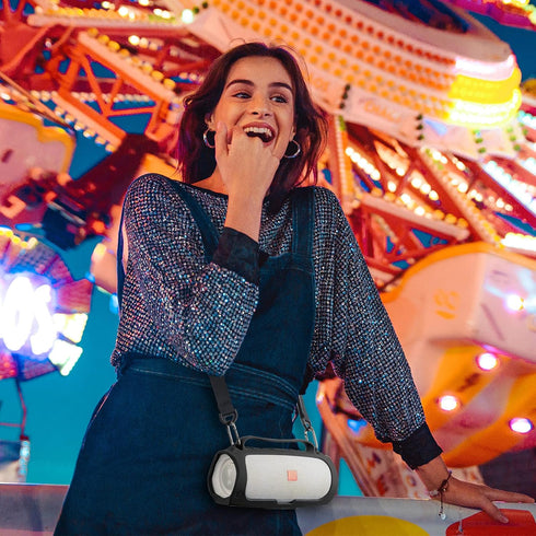 Silicone Case for JBL Charge 4 Portable Waterproof Wireless Bluetooth Speaker, TXEsign Travel Carrying Case Protective Pouch Cover with Handle Adj...