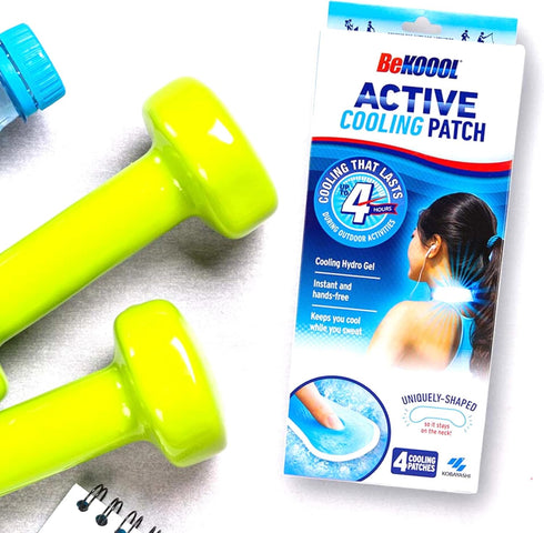 BeKoool Active Cooling Patch 4 Count for Cooling Relief During mild to moderately strenuous Activities...