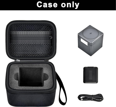 casmilee Case Compatible with Anker 3-in-1 Cube with MagSafe Charger Stand, 15W Max Fast Charging Station Holder, Foldable Wireless Storage for Ch...