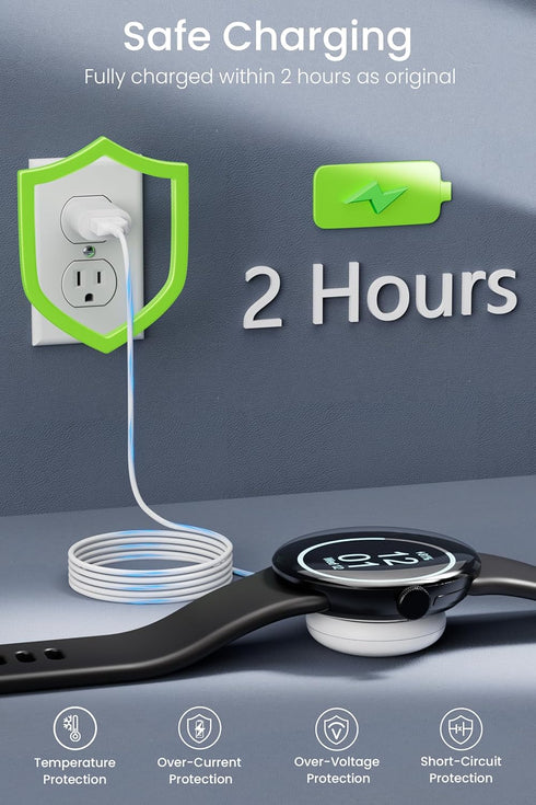 Replacement Pixel Watch Charger for Google Pixel Watch 2 Smartwatch Charging Cable Station Stand - 3.3ft(1m)...