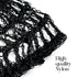 Handmade Nylon Dominican Tubi HairNet Wrap for sleeping or after beauty (Pack of 2) (One Size, 2, Count), Black...
