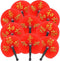 20 Pieces Folding Paper Hand Fans Handheld,Chinese New Year Decorations Chinese Fans Asian Oriental Japanese Foldable Fans for Festival Wedding Pa...
