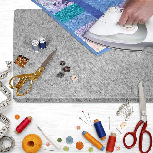 Wool Pressing Mat for Quilting, 100% Wool from New Zealand, Portable Felted Wool Ironing Mat Pad Blanket for Quilter, Sewing, Quilting Supplies an...