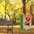 Welcome Fall Football Small Decorative Garden Flag, Autumn White Pumpkin Maple Leaves Yard Lawn Outside Decor, Thanksgiving Farmhouse Outdoor Home...