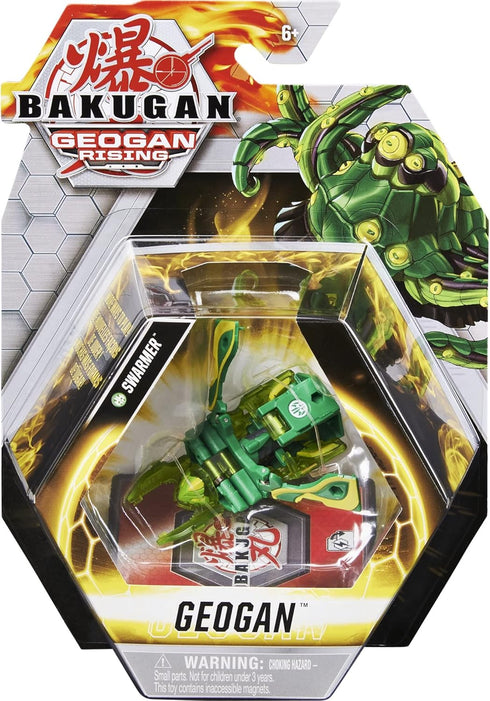 Bakugan Geogan Rising 2021 Ventus Swarmer Geogan (Viloch Combiner Part 7 of 7) Collectible Action Figure and Trading Cards...