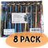 Earthink Japanese Binchotan Charcoal Fine Powder Infused Toothbrushes Variety Pack, Assorted Colors 8 Pack Made in Japan...
