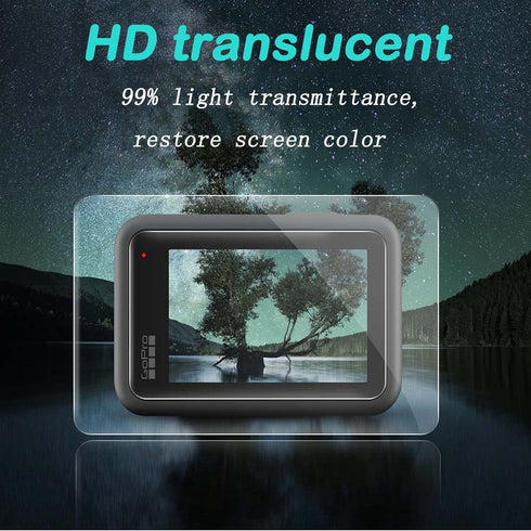 Hero 12 11 10 9 Silicone Sleeve Protective Case + ?6 PCS? Tempered Glass Screen Protector for Hero 11 10 9, Accessories Kit for GoPro Hero 12 11 1...