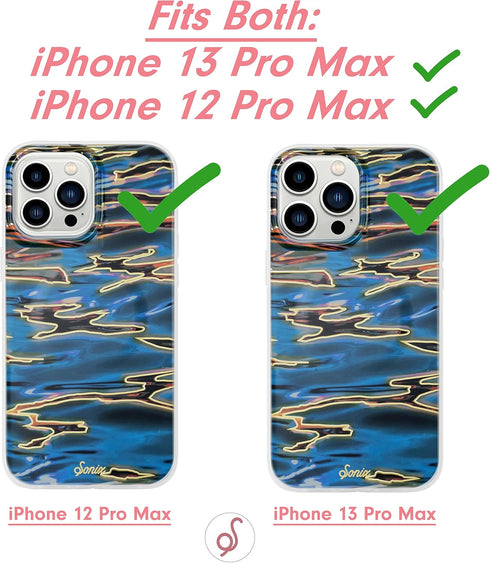 Sonix Phone Case for iPhone 13 Pro Max / 12 Pro Max | Compatible with MagSafe | 10ft Drop Tested | Ripple...