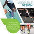Run Forever Calf Compression Sleeves for Men and Women - Leg Compression Sleeve - Footless Compression Socks for Runners, Shin Splints, Varicose V...