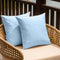 NiNi ALL Outdoor Waterproof Throw Pillow Covers Set of 2 Decorative Farmhouse Garden Pillowcase Solid Cushion Cases for Patio Tent Couch 18x18 inc...