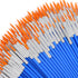 anezus 100Pcs Paint Brushes Bulk Small, for Kids Fine Set Detail Classroom Model Canvas Face Nail Art Acrylic Watercolor Craft Supplies, Blue...