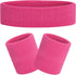 Sweatbands Set, Headband and Wrist Sweatbands, Cotton Sweat Band for Athletic Men and Women, Sweatbands Sports Headbands for Working Out, Running,...