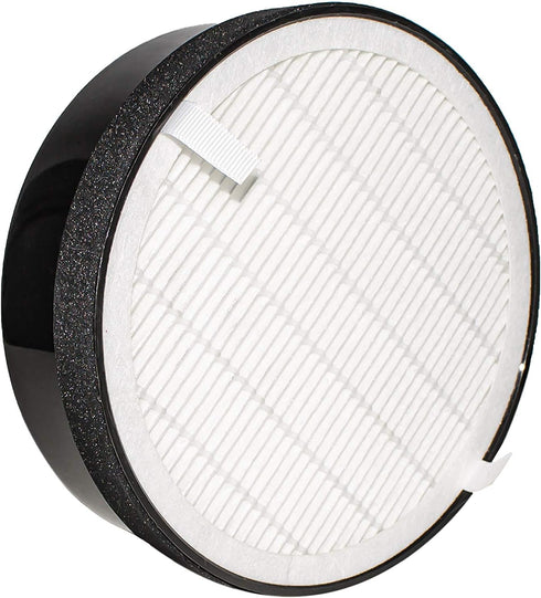 LifeSupplyUSA 2-in-1 True HEPA Air Cleaner Replacement Filter + Activated Carbon Charcoal Compatible with Levoit LV-H132, LV-H132-RF and Geniani O...
