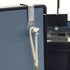 mDesign Modern Metal and Plastic Office Over The Cubicle Storage Organizer Hooks - Wall Panel Hangers for Hanging Accessories, Coats, Hats, Purses...