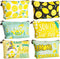 Reginary 6 Pieces Lemon Makeup Bags Purse Travel Cosmetic Pouch Waterproof Lemon Multifunction Makeup Pouch with Zipper Toiletry Bag Case Organize...