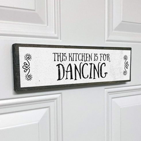 Kitchen Wood Signs (Medium - Wood And Metal, This Kitchen Is For Dancing)...