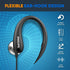 Philips Earbuds with Earhooks Over The Ear Earbuds, Wired Wrap Around Earbuds Earhook with Microphone, Flexible Sports in Ear Headphones for Runni...
