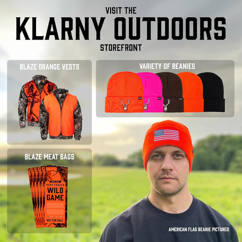 Klarny Hunting Hat for Men, Women, Kids, Comfortable Hunting Beanie, Stretchy Knit Hunter Hat...