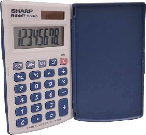 Sharp Calculators EL-243SB 8-Digit Pocket Calculator...