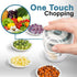Real Simple Electric Mini Food Processor | Great for Garlic, Onion, Ginger, Jalapeño, Mini Chopper for Quick Food Prep Station | Portable USB Char...