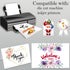 24 sheets White Cardstock Paper 8.5 x 11 Inches for DIY Cards, Invitations, Scrapbooking and Other Crafts(250gsm/92lb)...