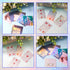 36 Sheets Self-Adhesive Paper Holographic Transparent Paper A4 Waterproof Self-Adhesive Transparent Film 11.7 x 8.3 Inches (Gem, Point, Colorful, ...
