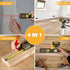 PREXISO 4-in-1 Line Laser Level Multipurpose Torpedo Level, 65Ft Alignment Point & 16Ft Laser Line & 10Ft Measure Tape Ruler & Quick Angle Setting...