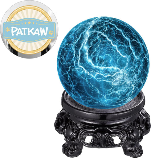 PATKAW Wooden Stand for Crystal Sphere 1 Pc, 5X5X3Cm, Sphere Stand, Crystal Ball Stand, Gazing Ball Stand, Pendulum Stand, Plate Stands for Displa...